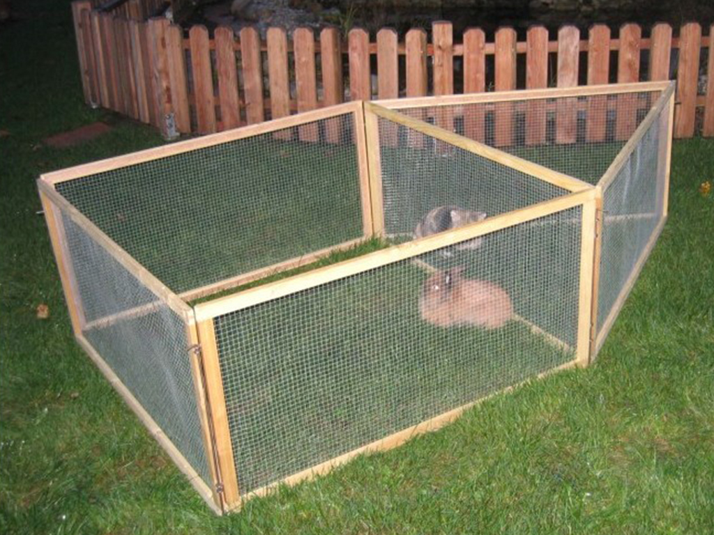 Výběh pro králíky, morčata a další hlodavce KERBL VARIO 120x60 cm