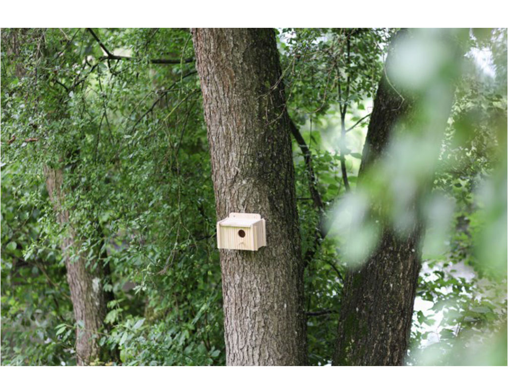 Budka hnízdní pro malé ptactvo KERBL 21 x 13 x 13 cm