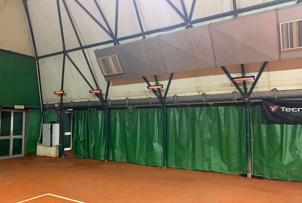 Infrazářič nástěnný SYNER LBL 1000 W pro koupelny, terasy, pergoly, dílny