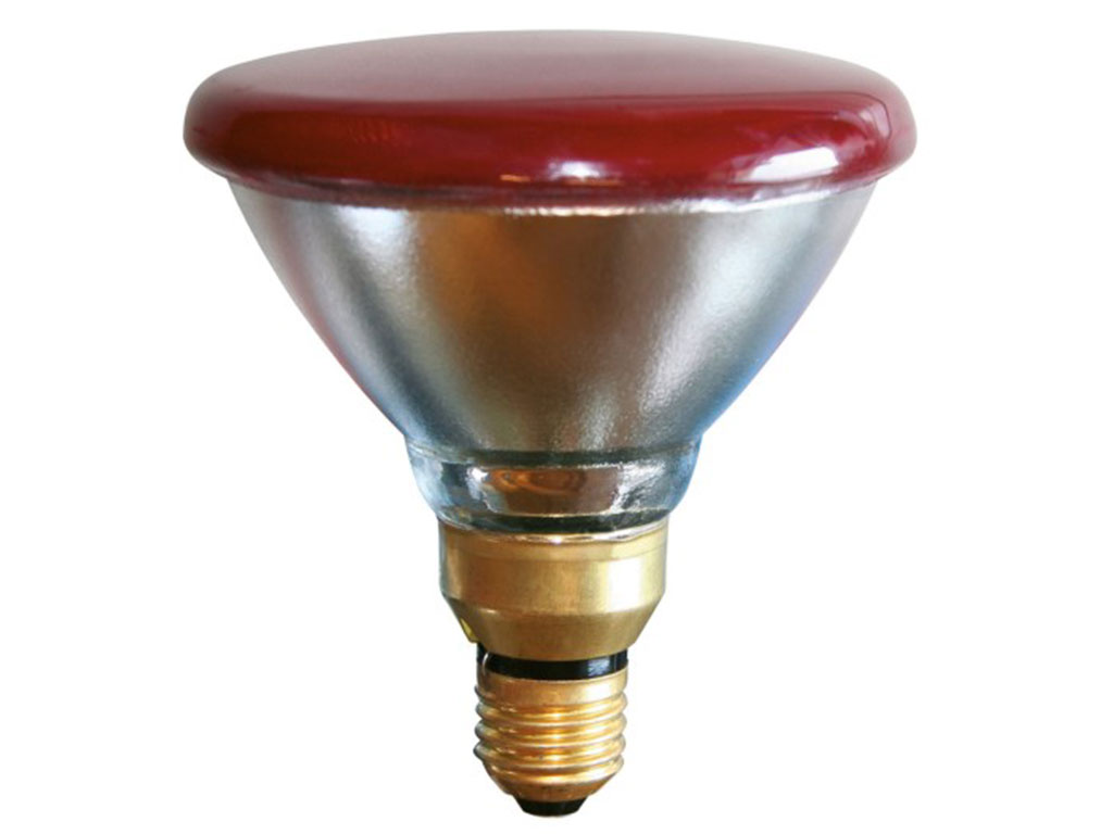 Infražárovka úsporná KERBL PAR 38 100 W - červená