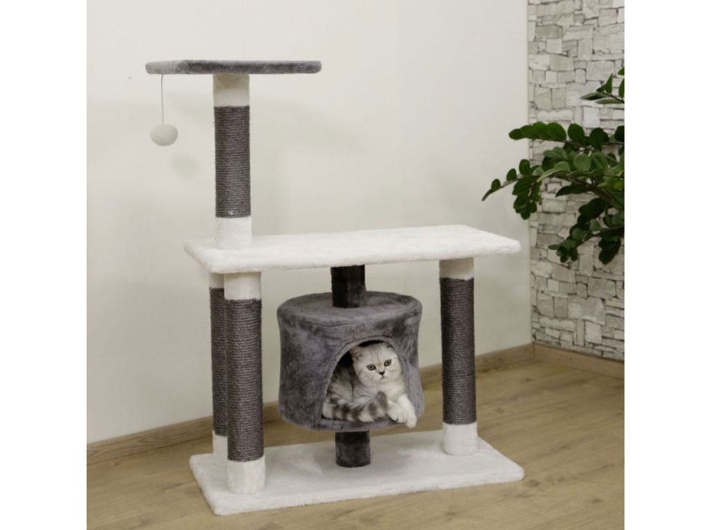 Škrabadlo pro kočky KERBL JADE DARKLIGHT 96x70x35 cm