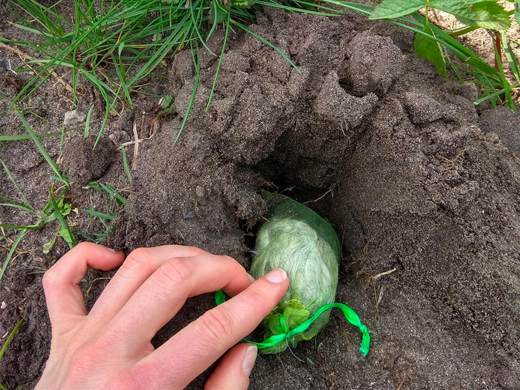 Pachový odpuzovač krtků KUNAGONE, set 10 ks