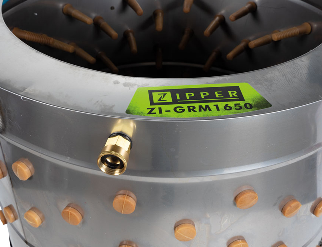 Bubnová škubačka drůbeže na slepice, husy, kachny, krůty ZM 1650