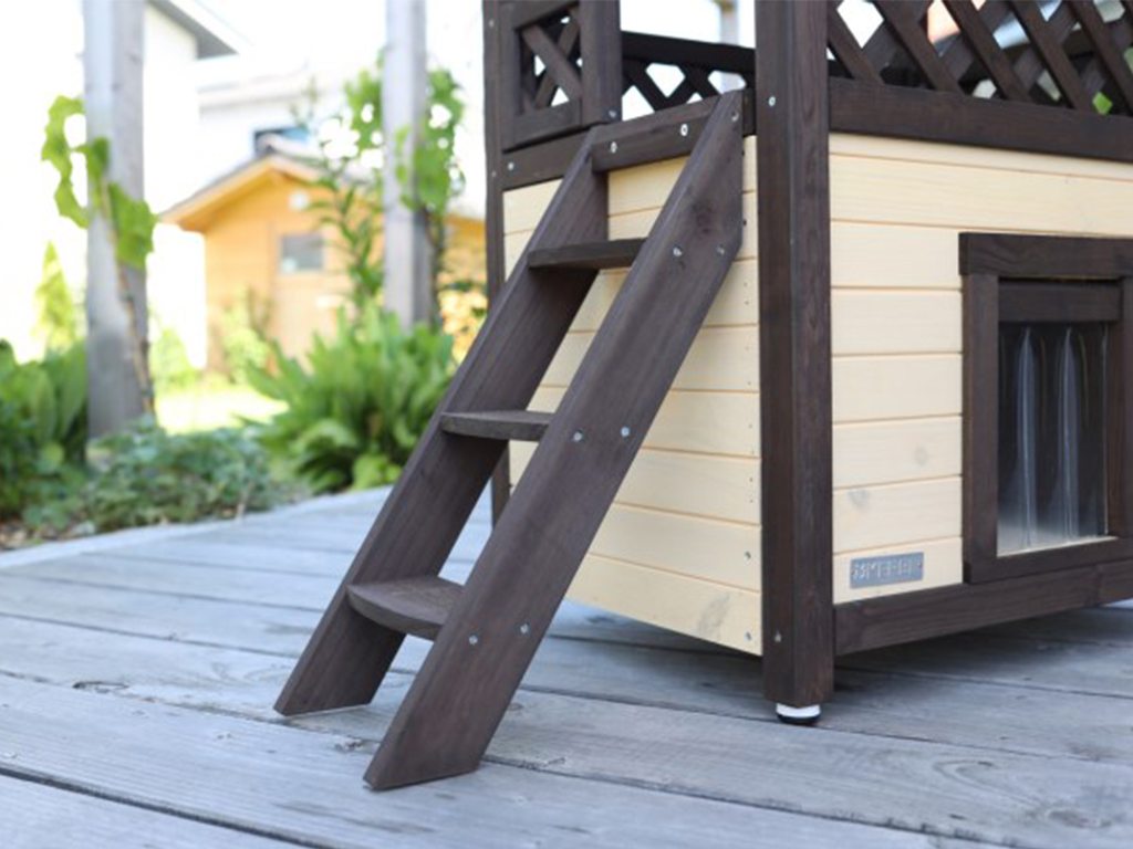 Zateplená bouda pro kočky KERBL 4-SEASON DELUXE 88x57x77cm