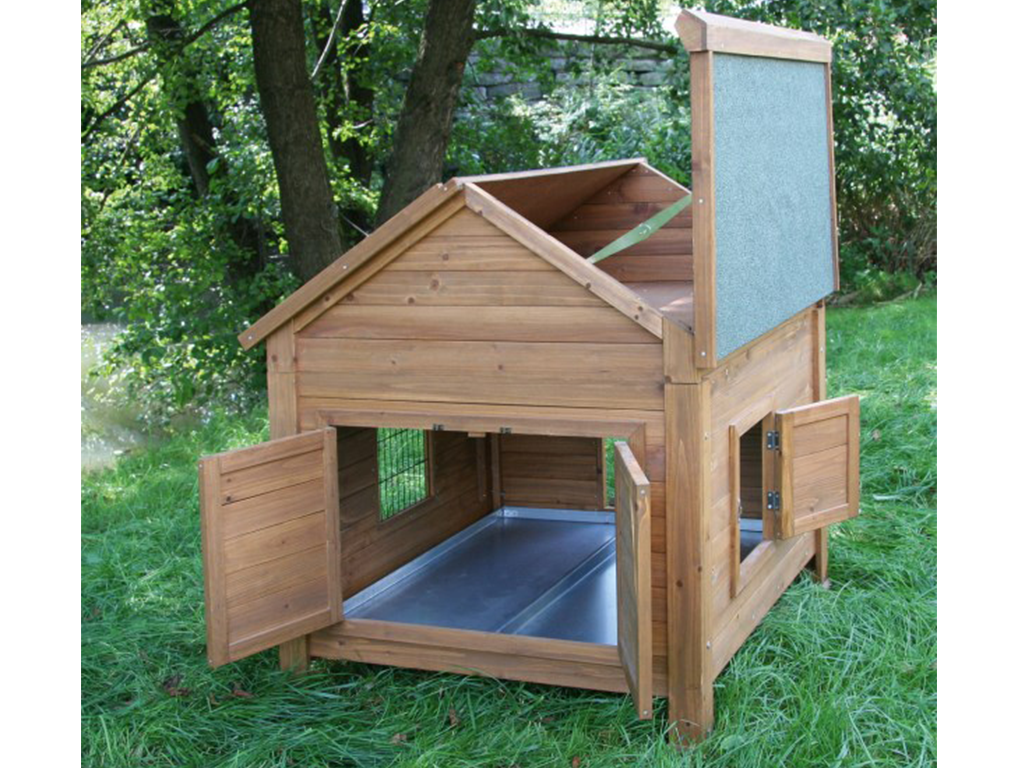 Kurník pro slepice, domek pro králíky KERBL 105x100x108 cm