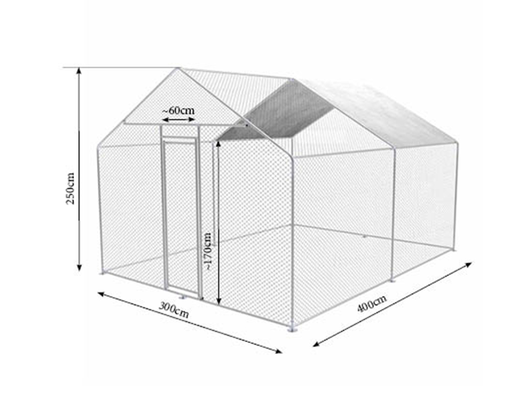Výběh pro drůbež ZM 3x4x2,45m