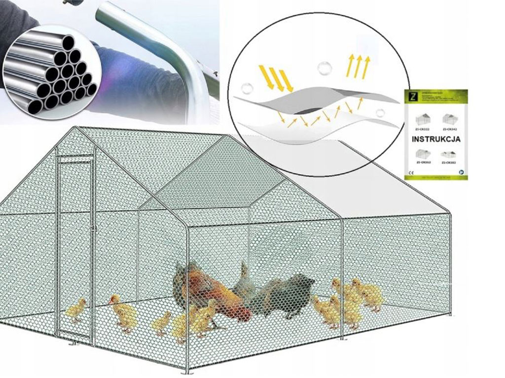 Výběh pro drůbež ZM 3x4x2,45m