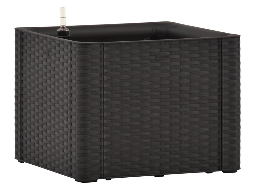 Samozavlažovací truhlík, vyvýšený záhon STEFANPLAST NATURAL DELUXE 43 antracit