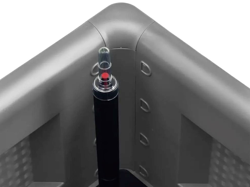 Samozavlažovací truhlík, vyvýšený záhon STEFANPLAST NATURAL DELUXE 43 šedá