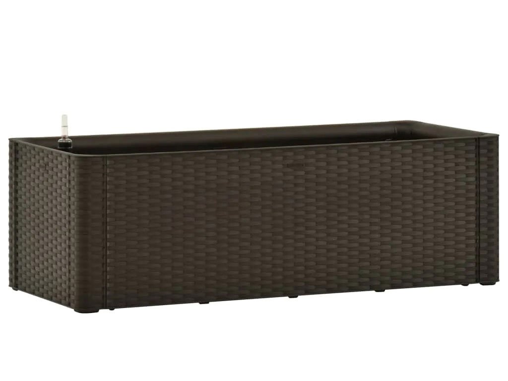 Samozavlažovací truhlík, vyvýšený záhon STEFANPLAST NATURAL DELUXE 100 moka