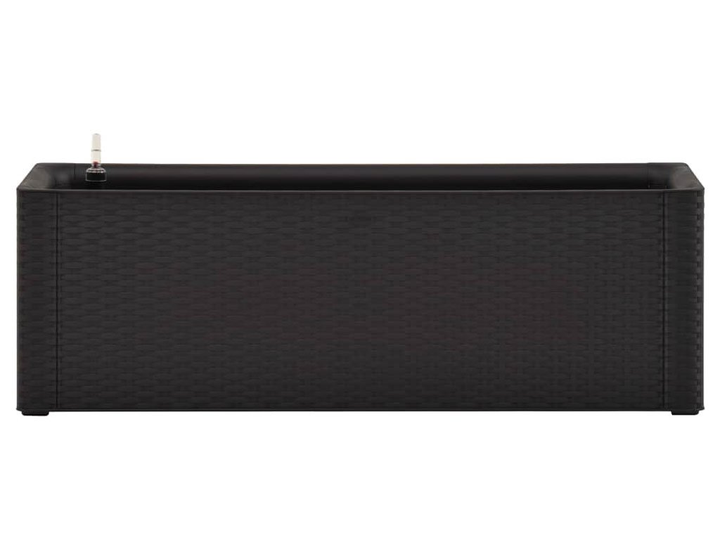 Samozavlažovací truhlík, vyvýšený záhon STEFANPLAST NATURAL DELUXE 100 antracit