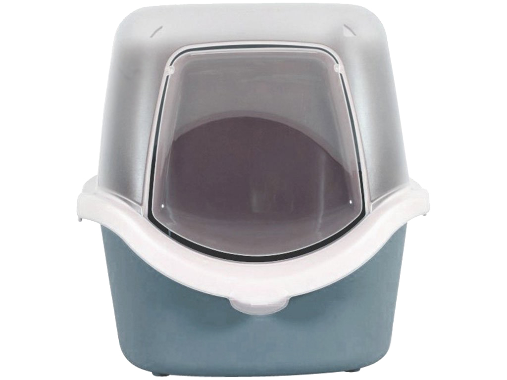 Kočičí záchod STEFANPLAST CATHY EASY CLEAN, modrobílý