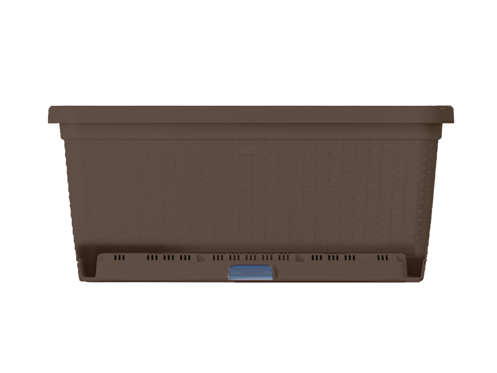 Samozavlažovací truhlík STEFANPLAST NATURAL 80 moka