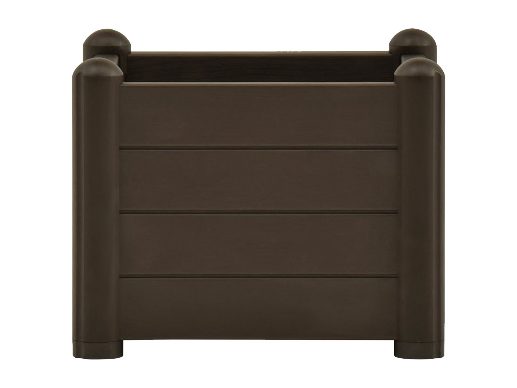 Truhlík, vyvýšený záhon STEFANPLAST ITALIA 43 moka