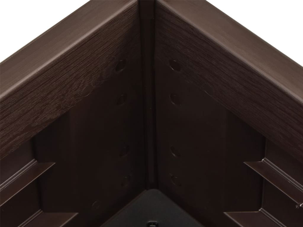 Truhlík, vyvýšený záhon STEFANPLAST ITALIA 43 moka