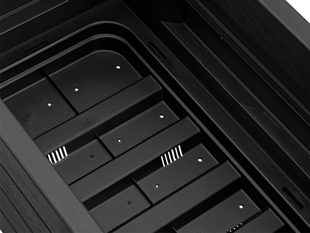 Truhlík, vyvýšený záhon STEFANPLAST ITALIA 43 antracit