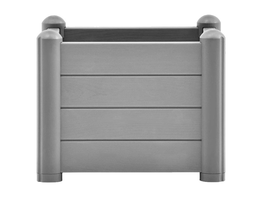 Truhlík, vyvýšený záhon STEFANPLAST ITALIA 43 šedá