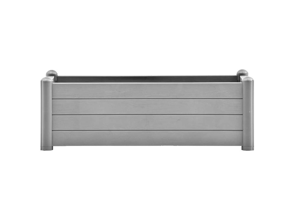 Truhlík, vyvýšený záhon STEFANPLAST ITALIA 100 šedá