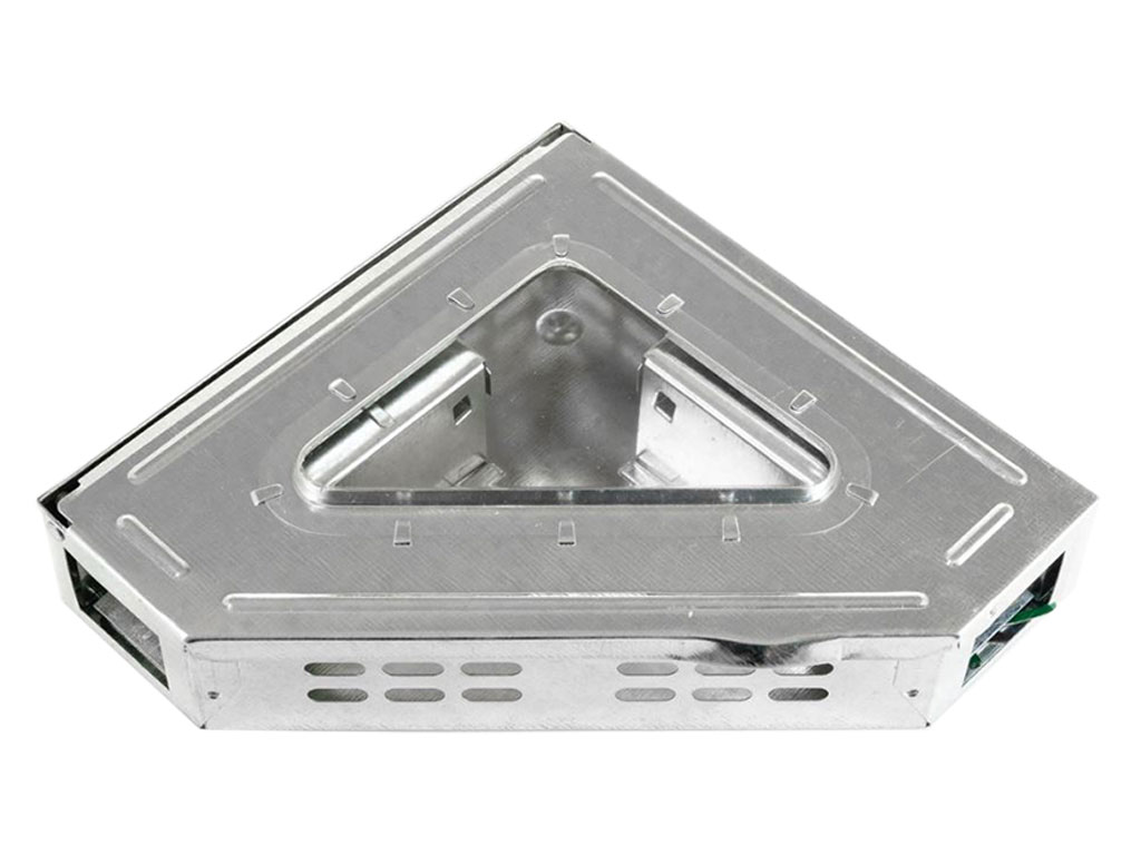 Past na myši domečková AGF rohová 90°, s průhledným krytem