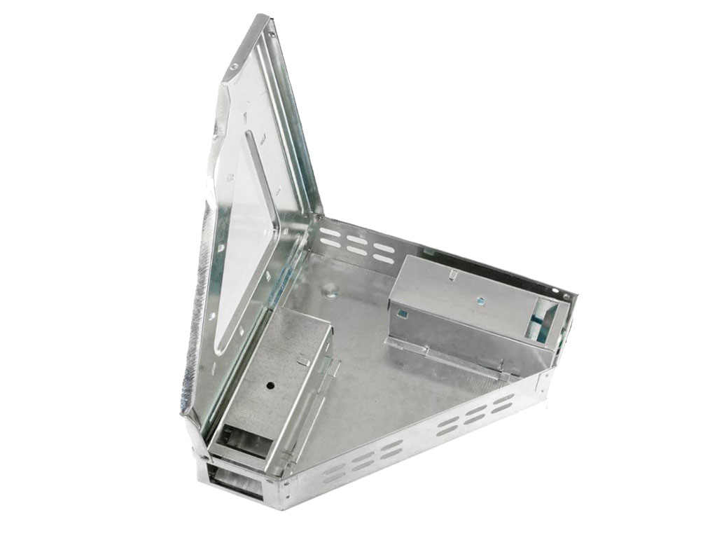 Past na myši domečková AGF rohová 90°, s průhledným krytem