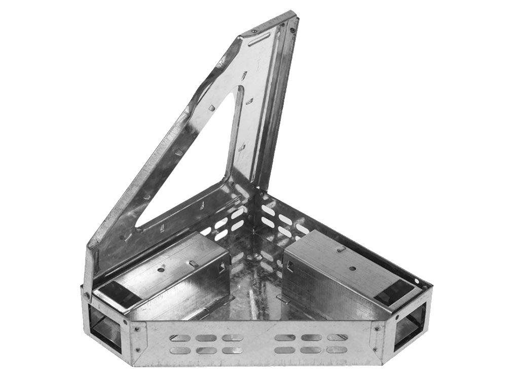 Past na myši domečková AGF rohová 90°, s průhledným krytem