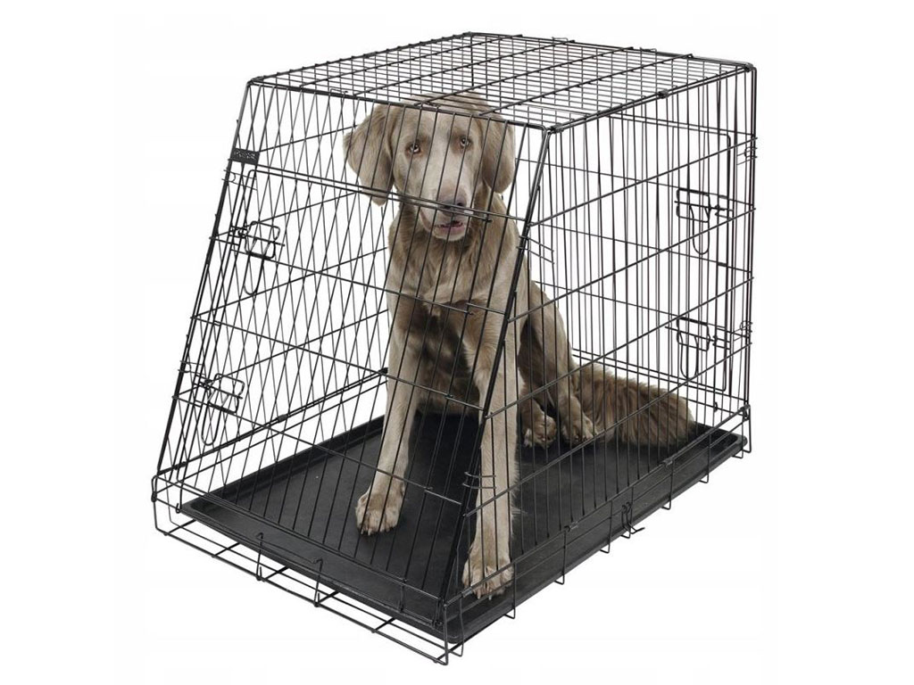 Přepravní box, klec pro psa do auta KERBL 75x52x61 cm