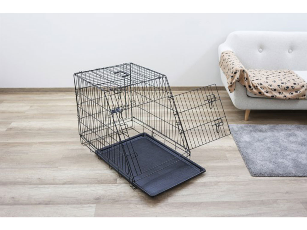 Přepravní box, klec pro psa do auta KERBL 75x52x61 cm