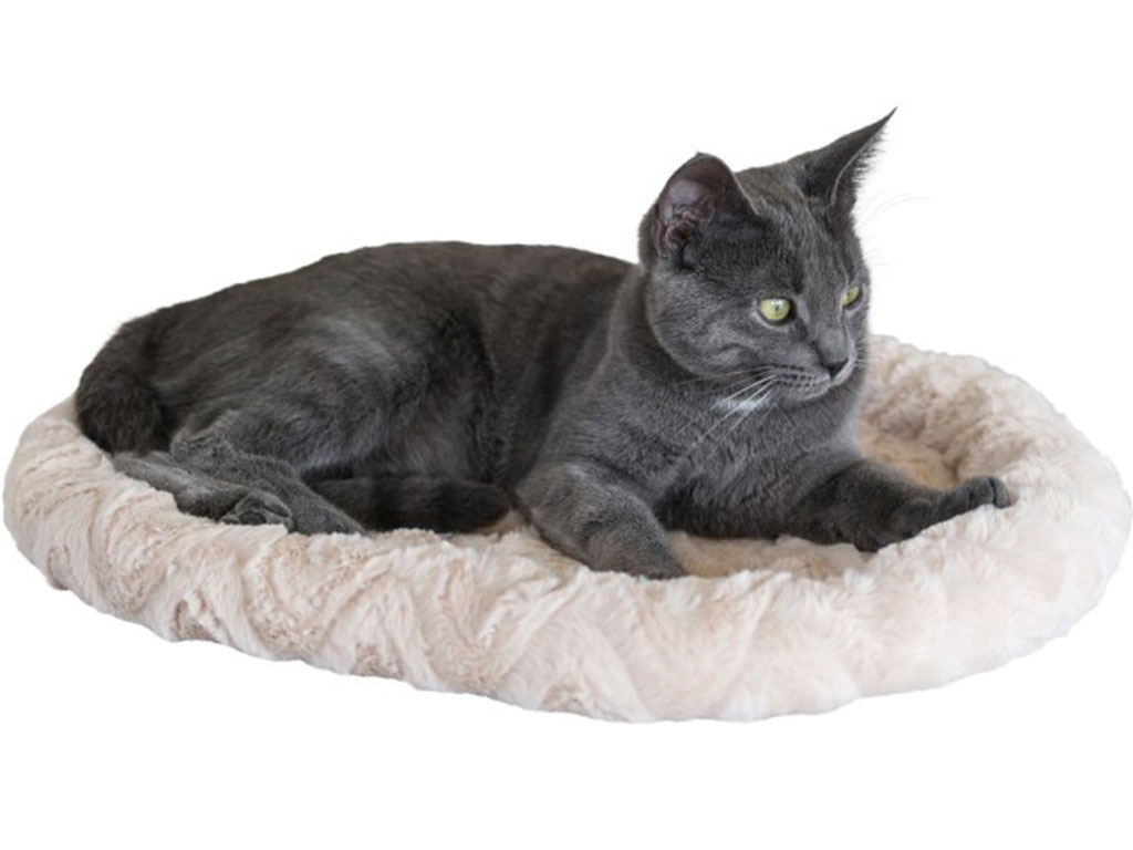 Pelíšek pro psy a kočky oboustranný KERBL 54x45x6 cm, béžový