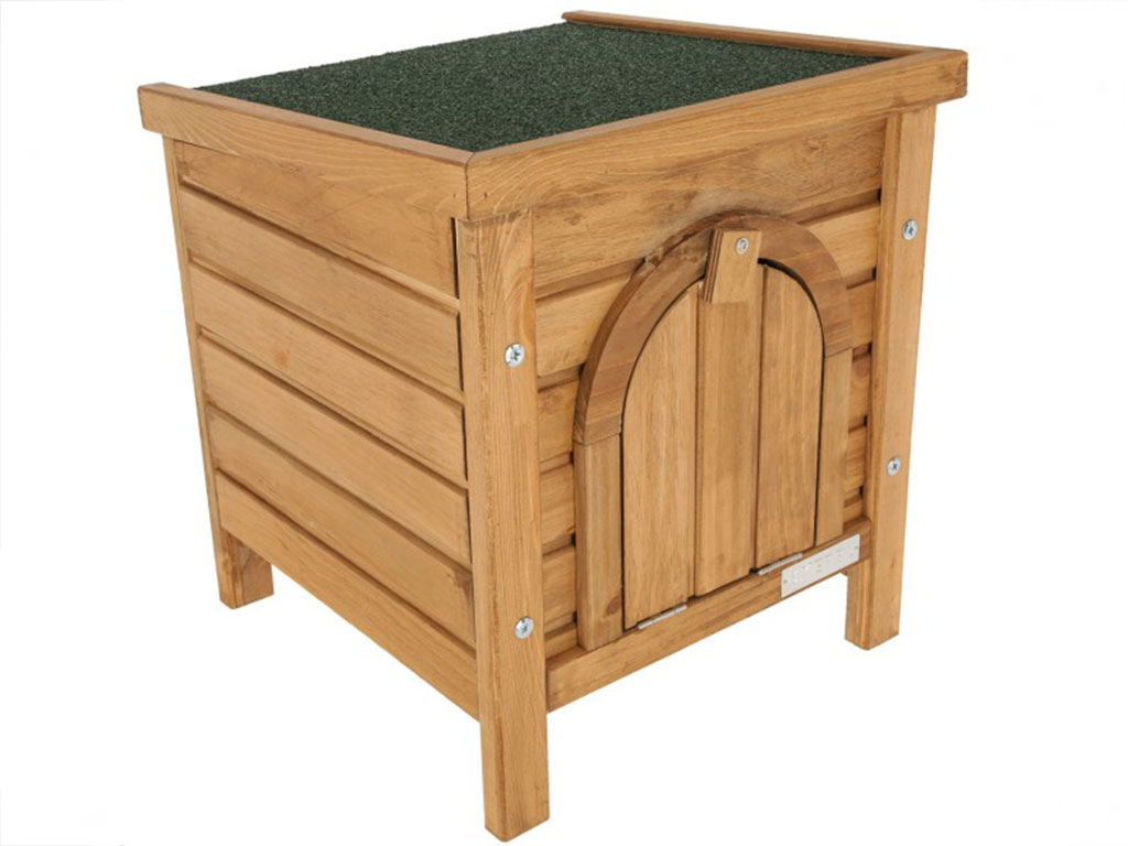 Domeček pro králíky s uzavíratelnými dvířky KERBL 36x36x40 cm