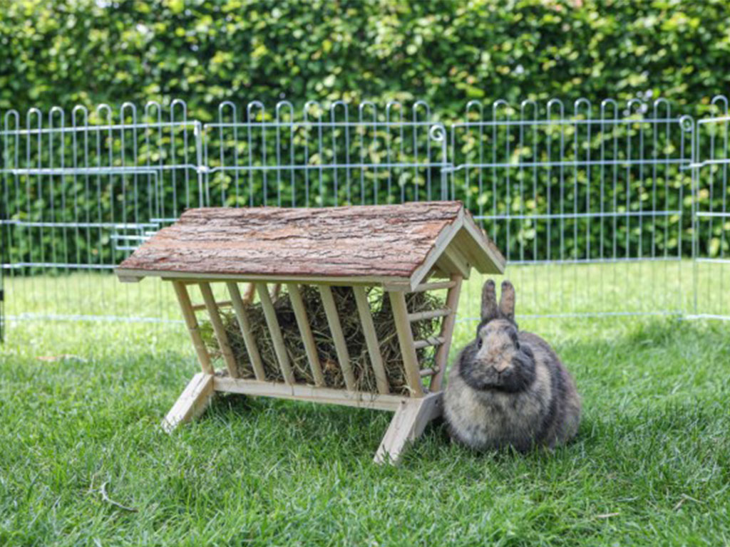 Jesle na seno pro králíky KERBL 45x32x33 cm