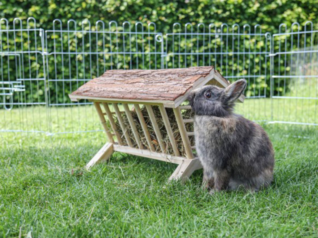 Jesle na seno pro králíky KERBL 45x32x33 cm