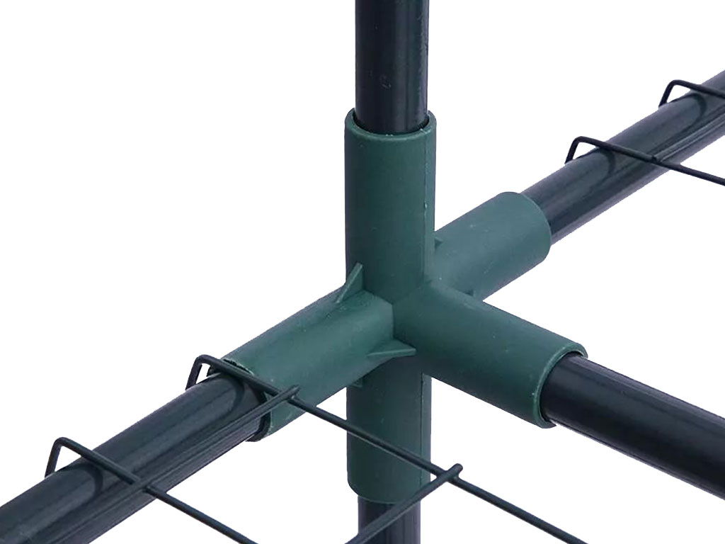 Fóliovník s 6 policemi HNK 143x143x195 cm