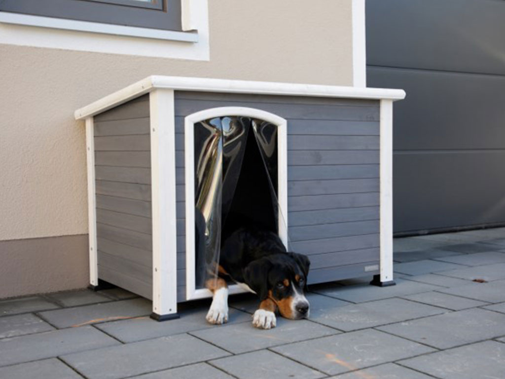 Bouda pro psa dřevěná KERBL KENNY 113x77x81 cm