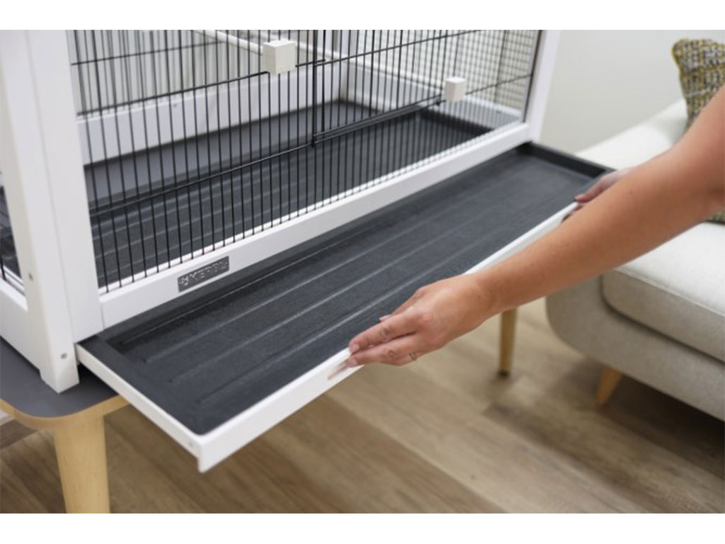 Klec pro ptáky dřevěná, masiv KERBL FIPS 100x50x60 cm