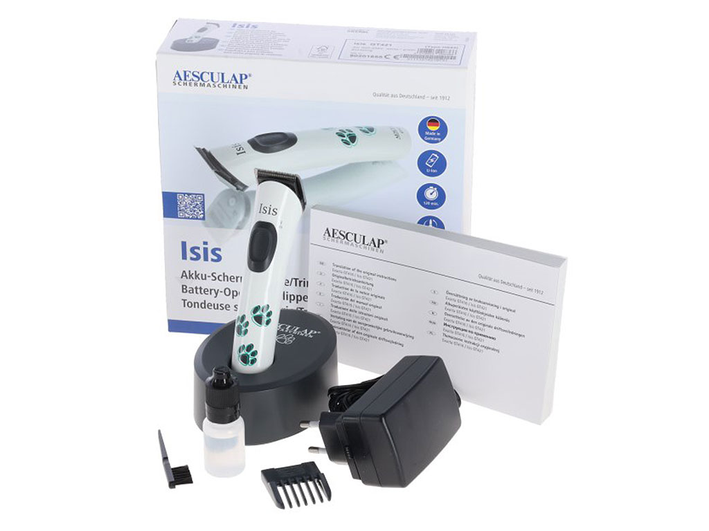 Akumulátorový stříhací strojek na psy AESCULAP ISIS GT421