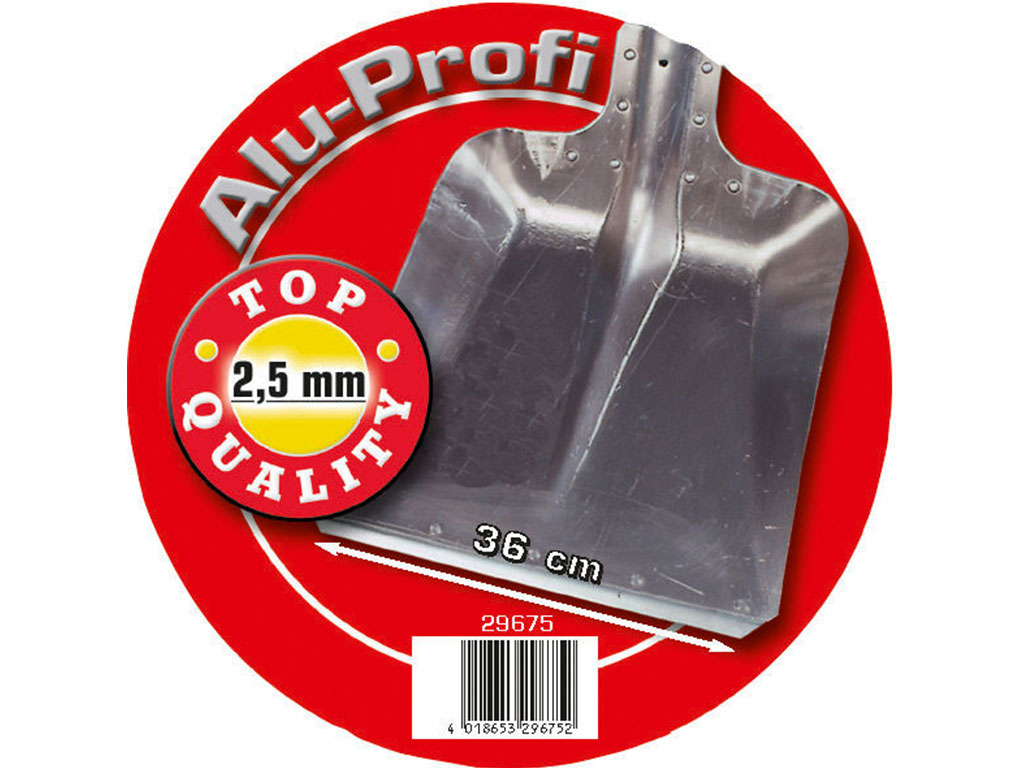 Lopata hliníková s ocelovou hranou, bez násady KERBL 36 cm