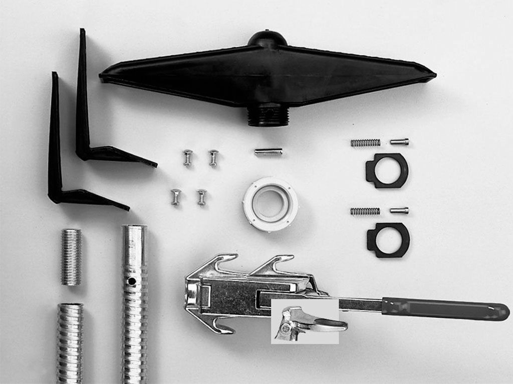 Telící tyč KERBL 10121 HK 2020 s plastovými opěrkami