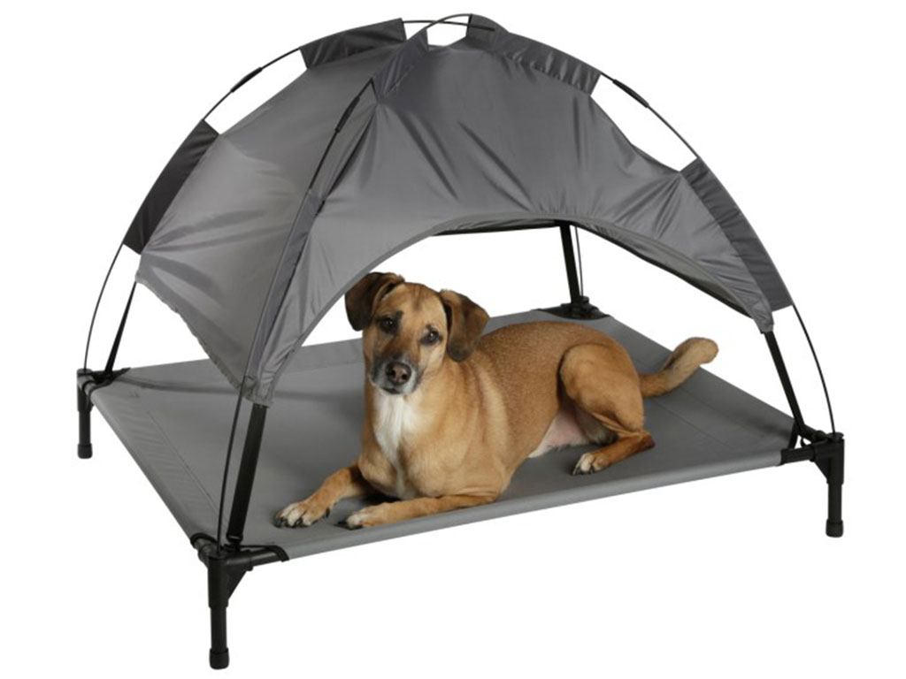 Lehátko pro psa s odnímatelnou stříškou KERBL 80378 VACATION TOP 105x86x75 cm