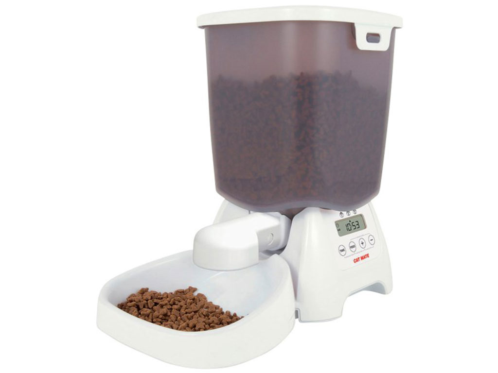 Automatický dávkovač granulí pro kočky a psy KERBL 80853 CAT MATE 3kg