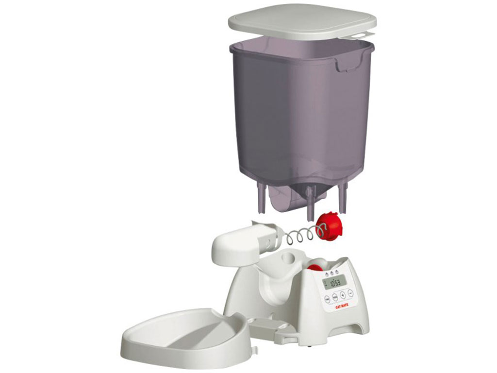 Automatický dávkovač granulí pro kočky a psy KERBL 80853 CAT MATE 3kg