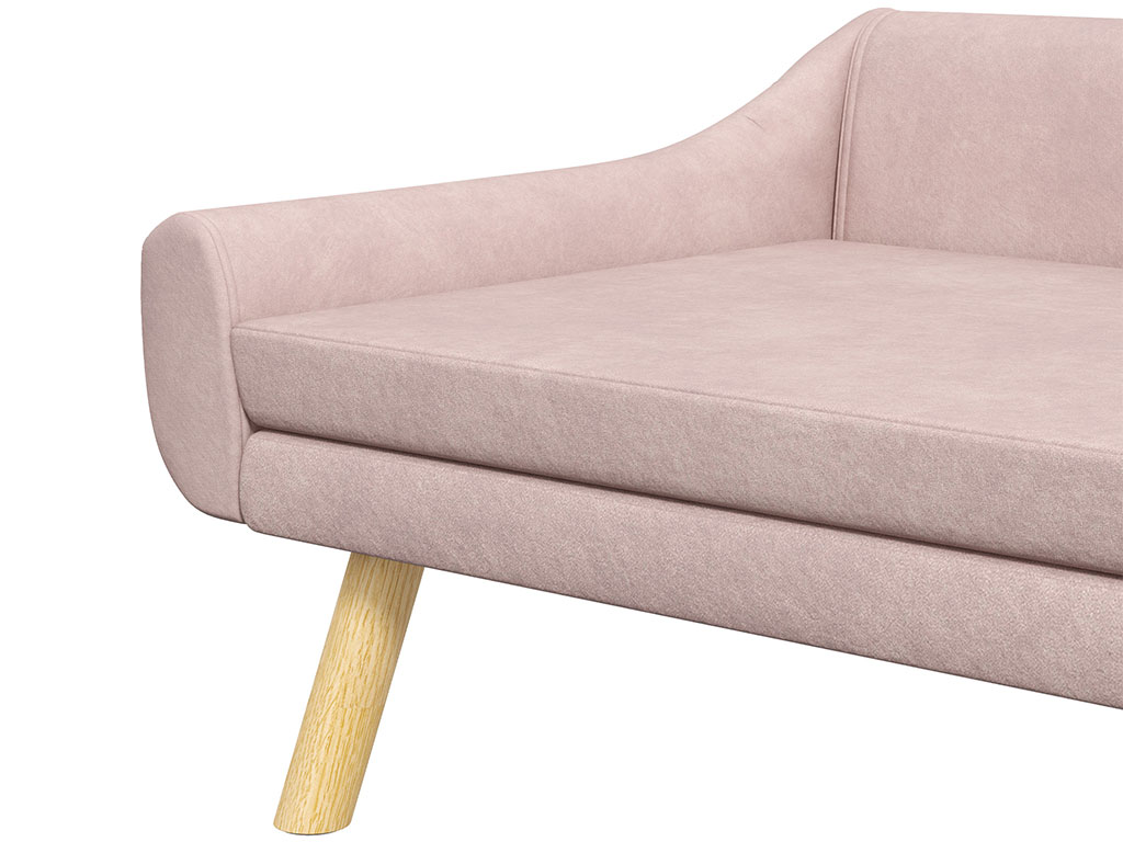 Pohovka pro psy PAWHUT D04-269V00PK, růžová, 102x58,5x42,5 cm