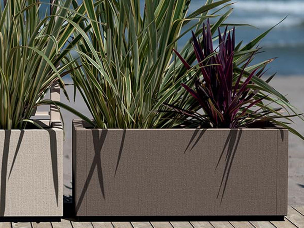 Truhlík, vyvýšený záhon STEFANPLAST ETHICA 80 světle hnědá