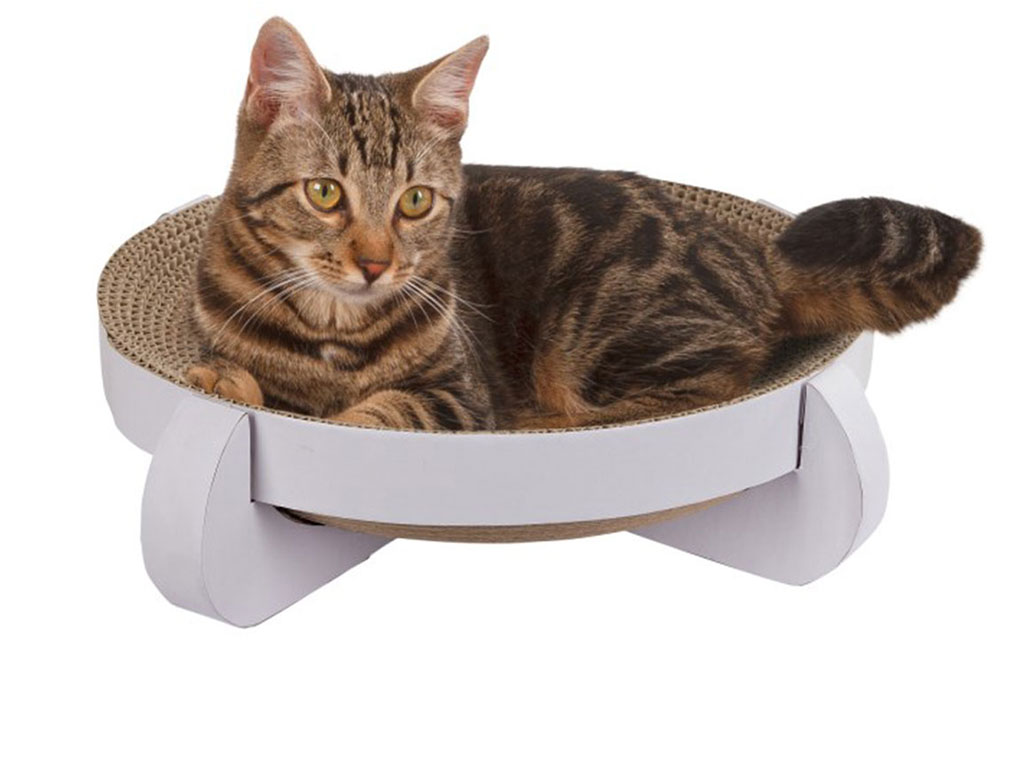 Škrabadlo, lehátko pro kočky KERBL 81555 PLATINUM, 35x35x10 cm