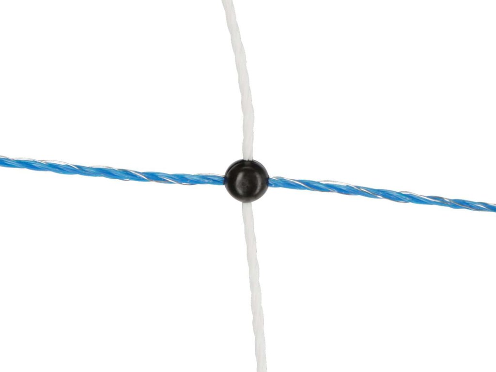 Síť pro elektrický ohradník pro ovce, kozy KERBL 27394 OVINET MAXI 122 cm x 50 m / 2 hroty, bílomodrá