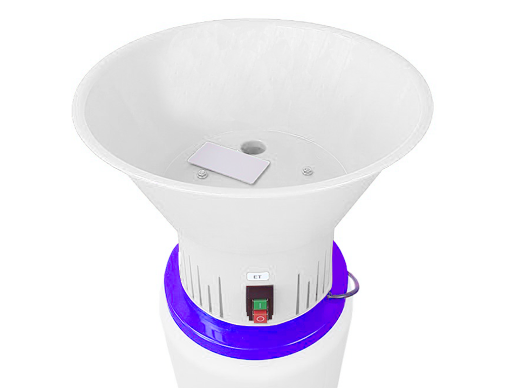 Elektrický šrotovník na obilí s barelovým zásobníkem MILL ET BLUE - HP 0,75kW