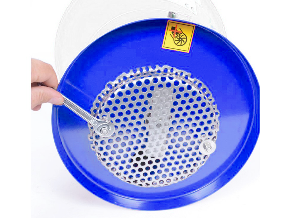 Elektrický šrotovník na obilí s barelovým zásobníkem MILL ETS BLUE - HP 1,5kW