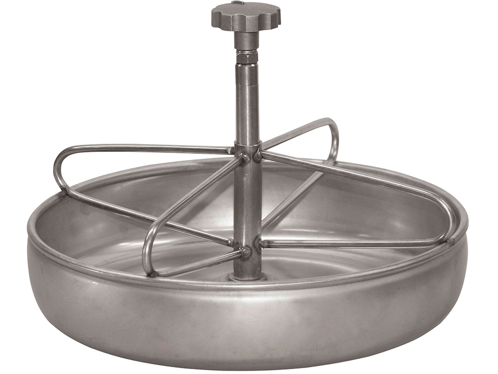 Nerezová krmná miska pro selata KERBL 222854 - 2 l, průměr 26,5 cm