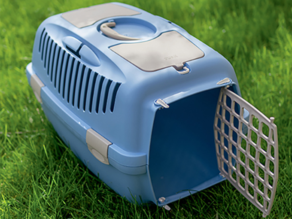 Přepravka pro psy a kočky STEFANPLAST GULLIVER 1, 48x32x31cm, modrá