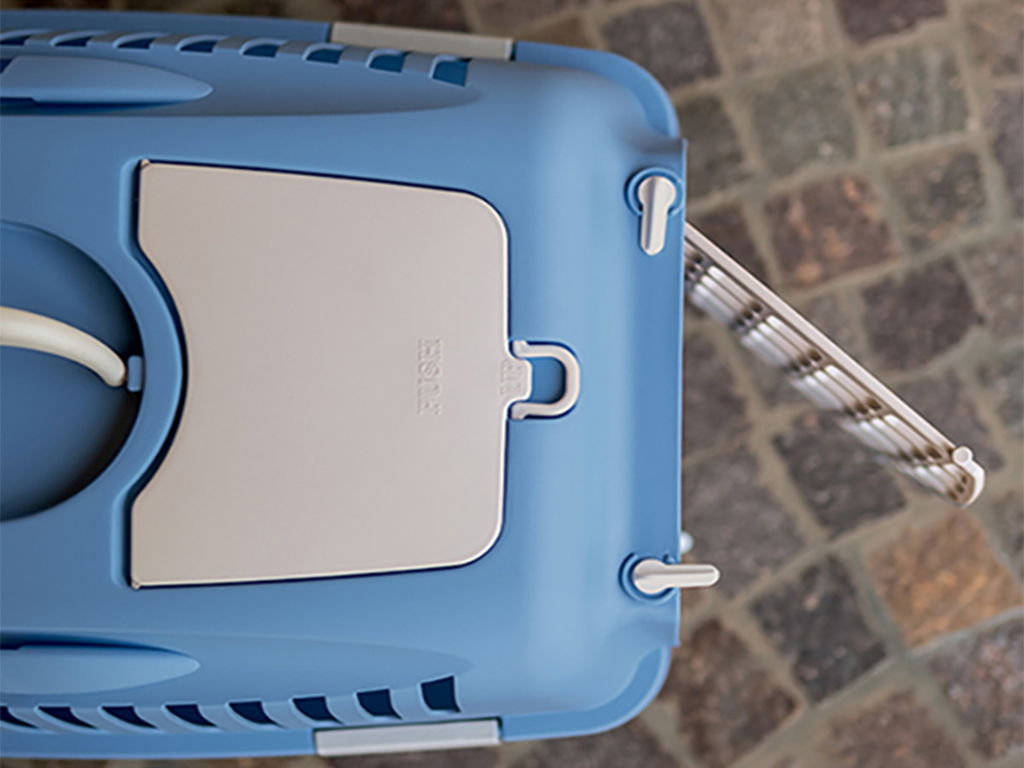 Přepravka pro psy a kočky STEFANPLAST GULLIVER 1, 48x32x31cm, modrá