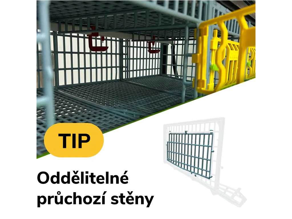 Přídavná klec pro křepelky CIMUKA BYK-03-TA